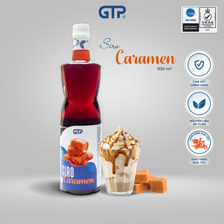 Siro Caramen (930ml) GTP - nguyên liệu trà sữa pha chế trà trái cây, sô đa, cocktail
