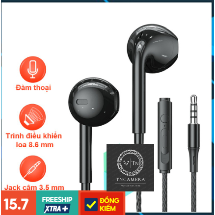 Tai Nghe Có Dây Trong Tai 3.5MM, Tai Nghe HIFI Có MIC Dành Cho Điện Thoại Xiaomi Samsung Vivo New