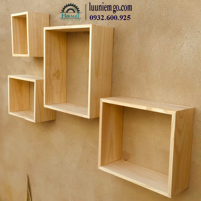 Kệ Gỗ Trang Trí Phòng Khách  Thiết Kế Đa Dung, Chất Gỗ Tự Nhiên Mang lại Sự Thanh Lịch