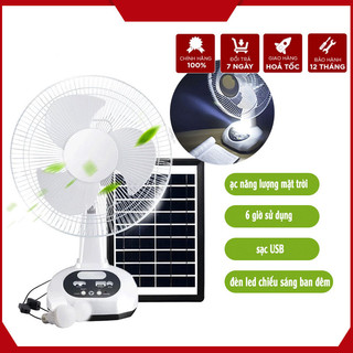 Quạt tích điện quạt sạc năng lượng mặt trời cho gia đình Quạt bộ điều khiển sạc năng lượng mặt trời