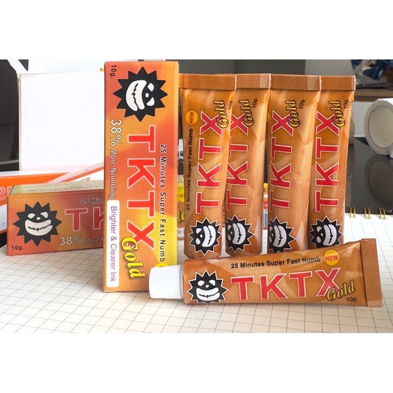 Tê tktx gold 38% phun xăm hình thẩm Mỹ