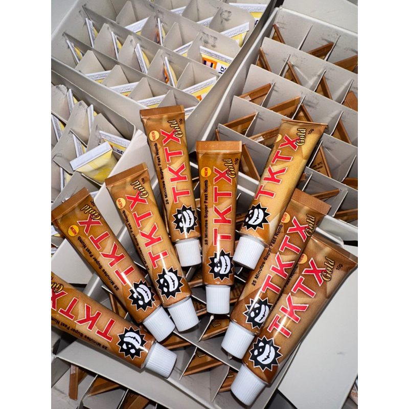 Tê tktx gold 38% phun xăm hình thẩm Mỹ