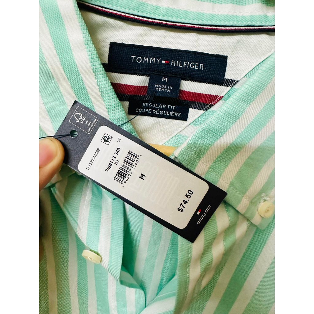 Sơ mi dài tay nam Tommy Hilfiger, size M