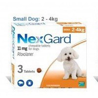 ̣ Viên Nhai Nex.Gard - Ve Rận, Ghẻ, Bọ Chét Cho Chó Mèo