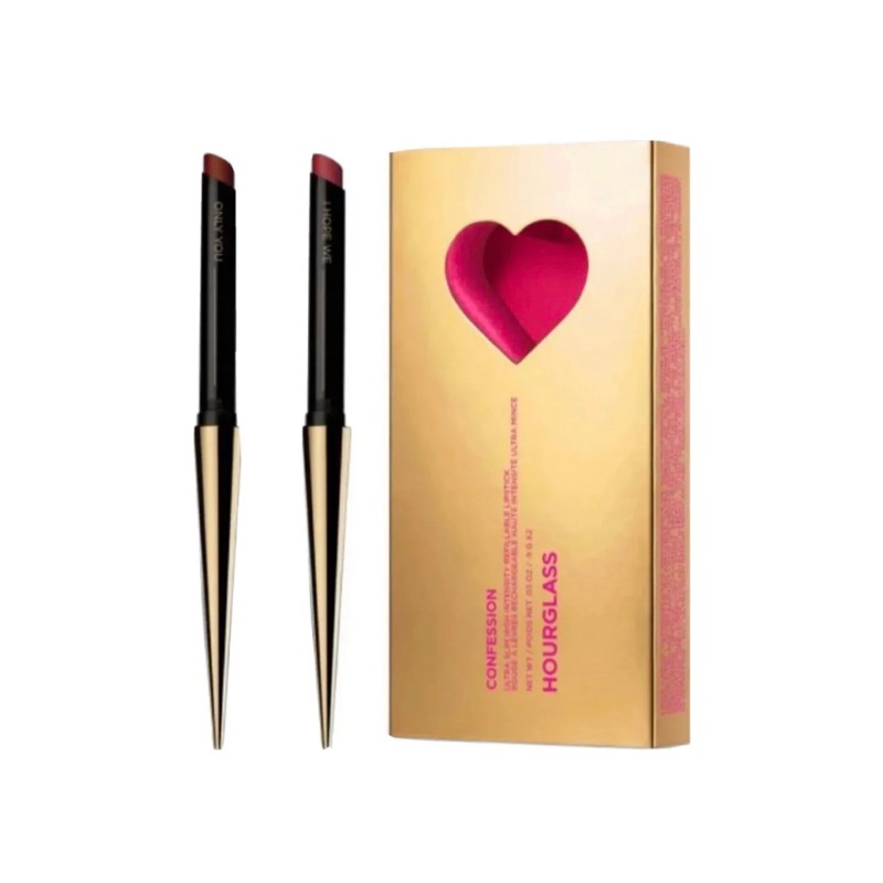 SALE Mẫu 1 - cặp Son Slim Hourglass 2 màu trầy nhẹ