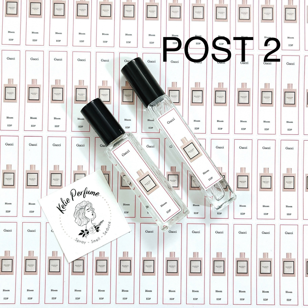 Combo 10 Tem Dán Chai Nước Hoa Chiết 𝗚𝘂𝗰𝗰𝗶 ( Post 2 ) cho chai đủ các dòng.