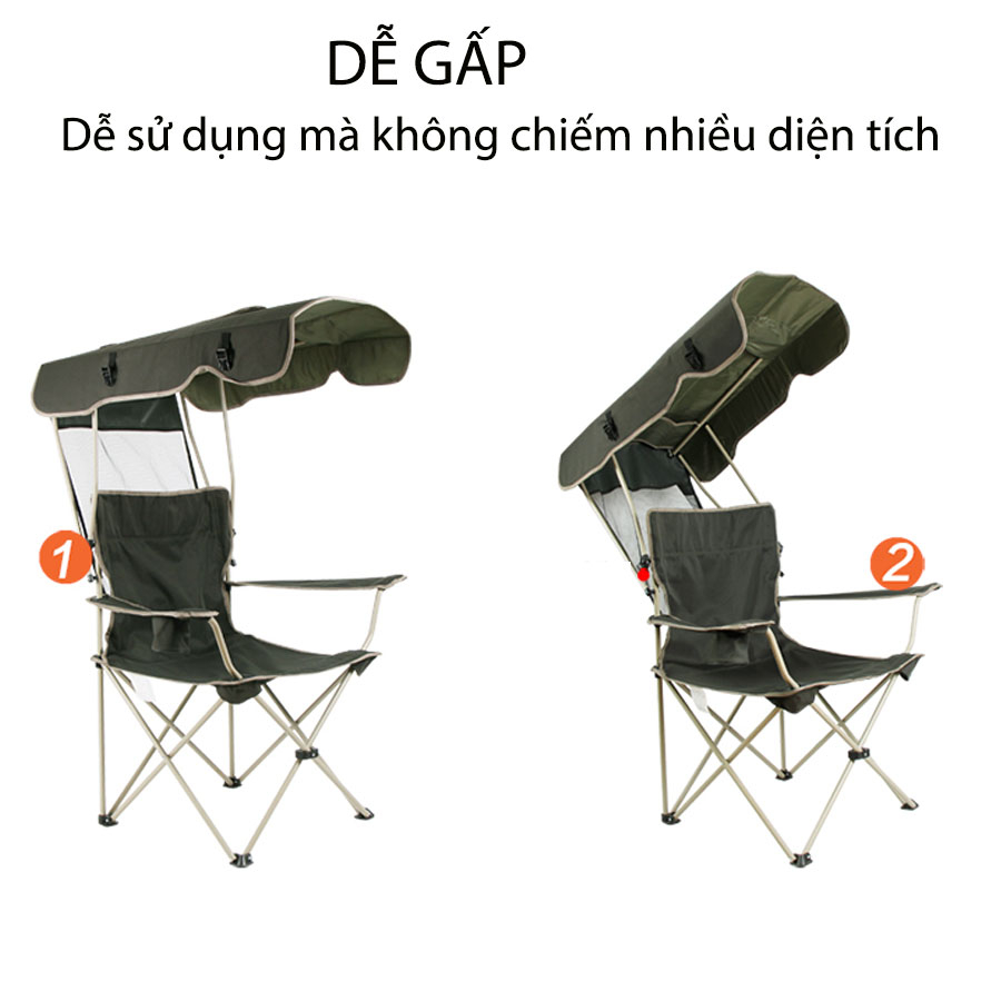 Bộ ghế câu có mái che, Ghế dã ngoại có mái che, Ghế mang đi du lịch