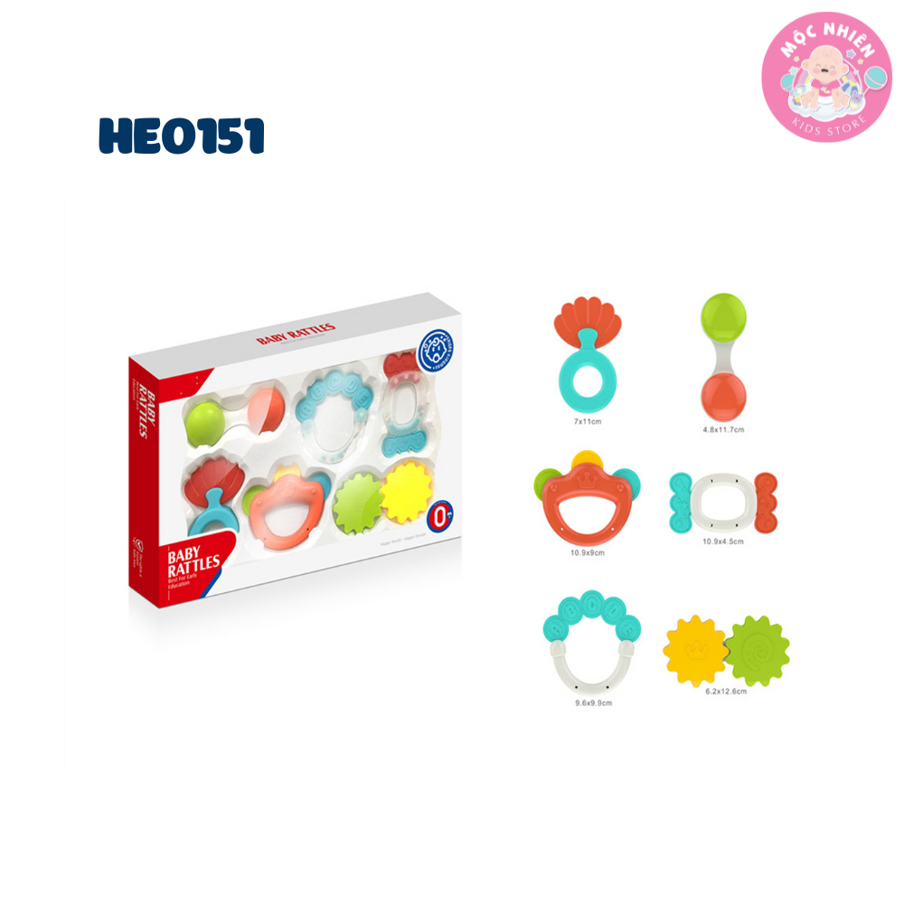 Đồ Chơi Lục Lạc, Xúc Xắc Gặm Nướu HUANGER Baby Rattles Cho Bé Sơ Sinh Từ 0 Tháng Tuổi