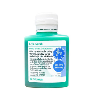 Sát khuẩn thường quy và phẫu thuật lifo scrub 100ml