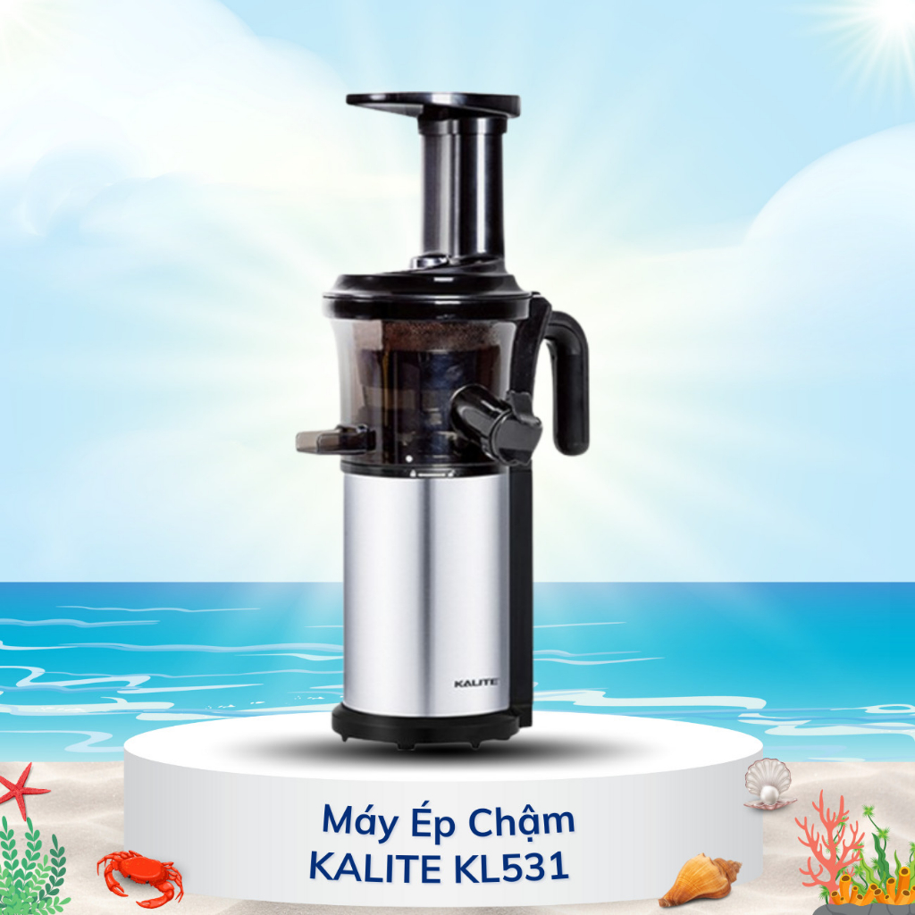 Máy Ép Chậm Kalite Kl531, Công Suất 200W Ép Trái Cây Kiệt Bã, Hàng Chính Hãng
