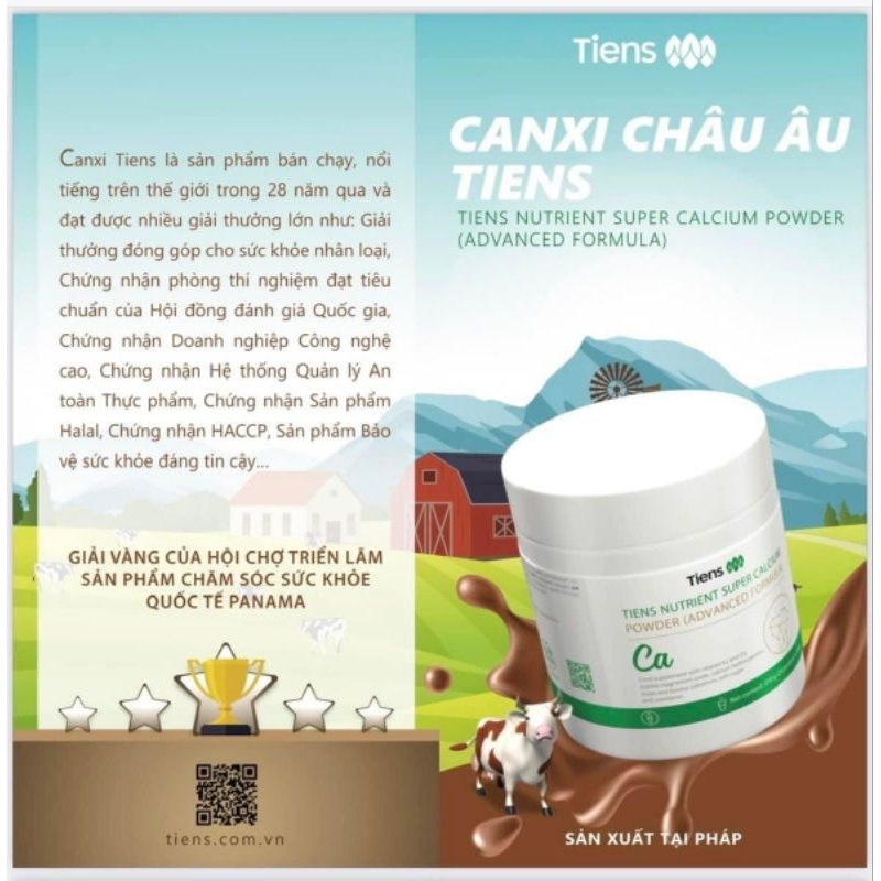 CANXI HỮU CƠ NHẬP KHẨU TỪ PHÁP