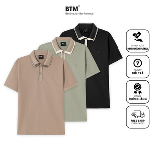 Áo polo nam basic BTM Studios thoáng mát chống nhăn - Mã 7.52