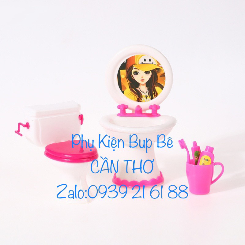 Bồn cầu mini cho nhà bup bê