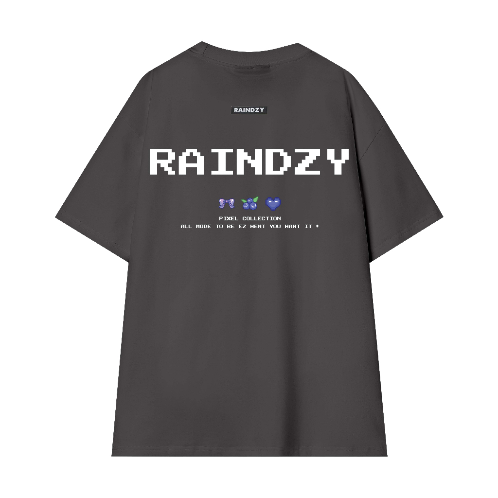 Áo phông local brand nam nữ unisex , tay lỡ thun form rộng teen cổ tròn oversize cotton màu tee RAINDZY ATL05