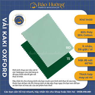 Vải kate oxford _ khổ 1m50 _ phần b