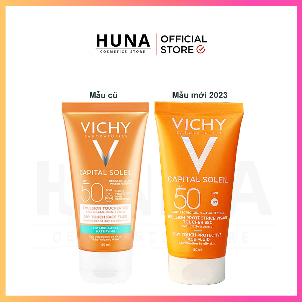 (AUTH- PHÁP) Kem Chống Nắng Vichy SPF50 Ideal Soleil Emulsion Anti-Brillance