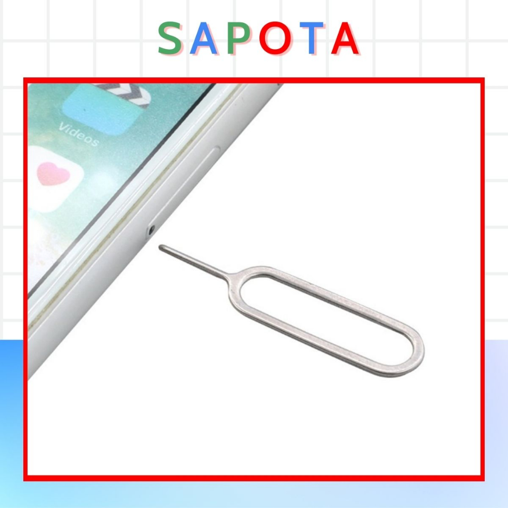 Que Chọc Sim Bằng Inox Không Gỉ Dành Cho Điện Thoại Iphone Samsung Oppo Xiaomi SAPOTA
