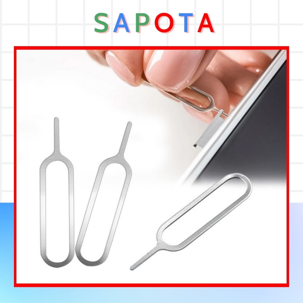 Que Chọc Sim Bằng Inox Không Gỉ Dành Cho Điện Thoại Iphone Samsung Oppo Xiaomi SAPOTA