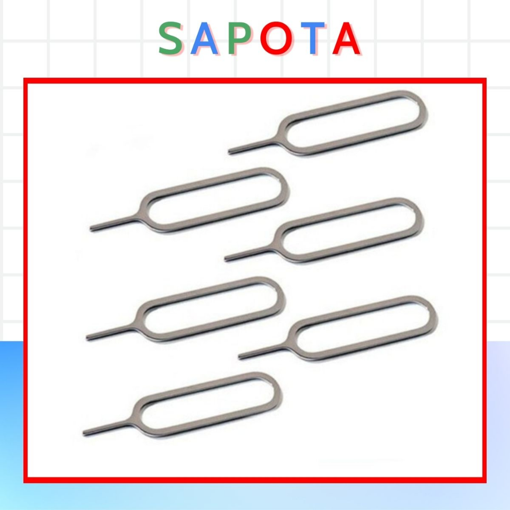 Que Chọc Sim Bằng Inox Không Gỉ Dành Cho Điện Thoại Iphone Samsung Oppo Xiaomi SAPOTA