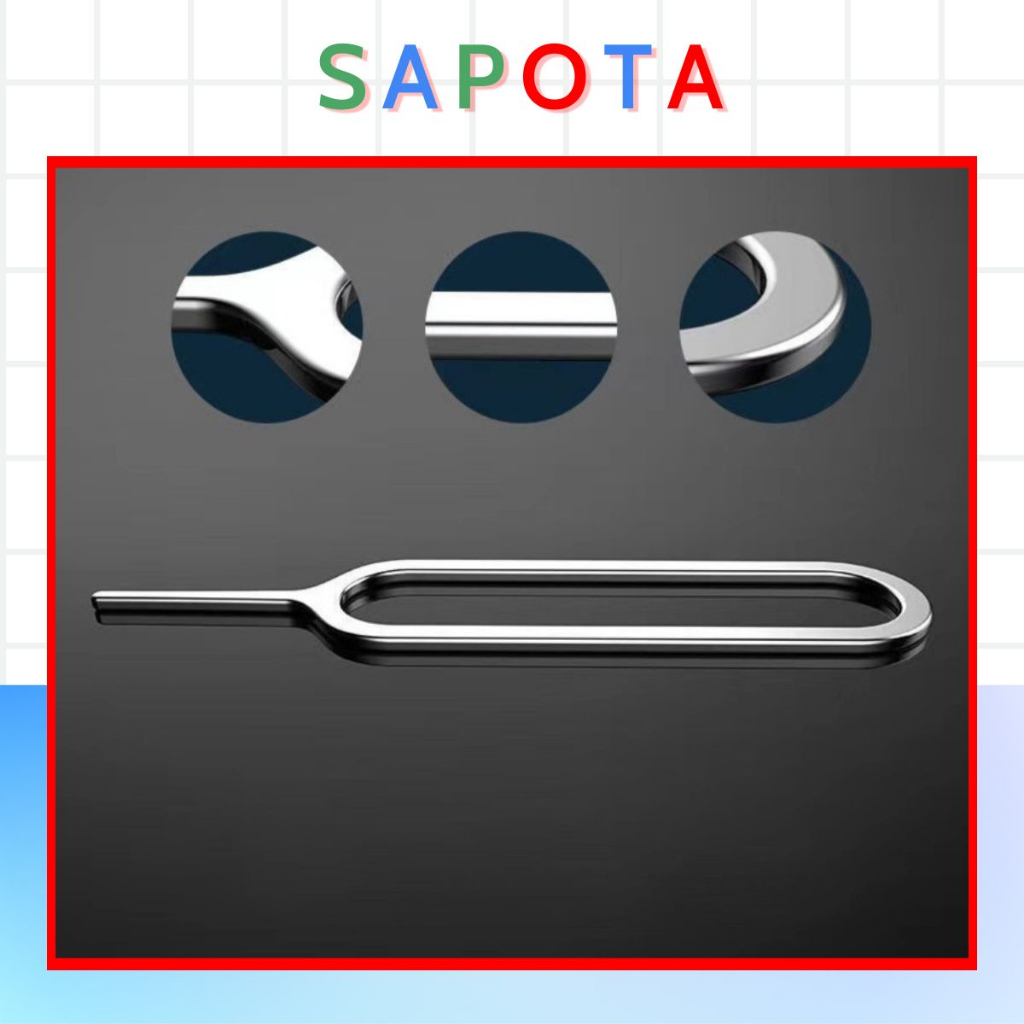 Que Chọc Sim Bằng Inox Không Gỉ Dành Cho Điện Thoại Iphone Samsung Oppo Xiaomi SAPOTA