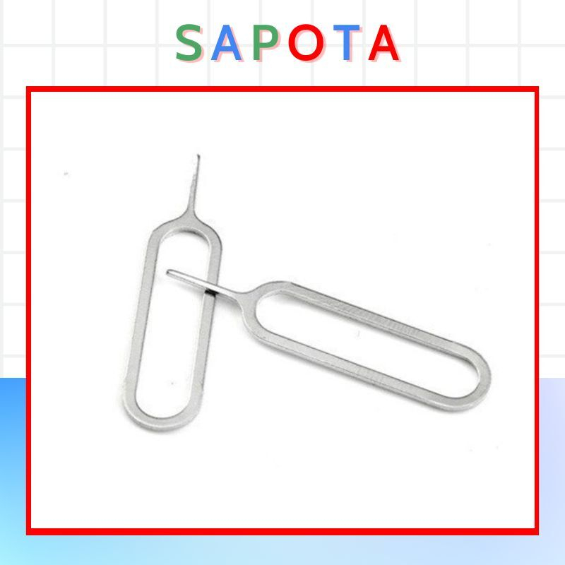 Que Chọc Sim Bằng Inox Không Gỉ Dành Cho Điện Thoại Iphone Samsung Oppo Xiaomi SAPOTA