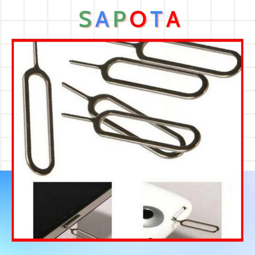 Que Chọc Sim Bằng Inox Không Gỉ Dành Cho Điện Thoại Iphone Samsung Oppo Xiaomi SAPOTA