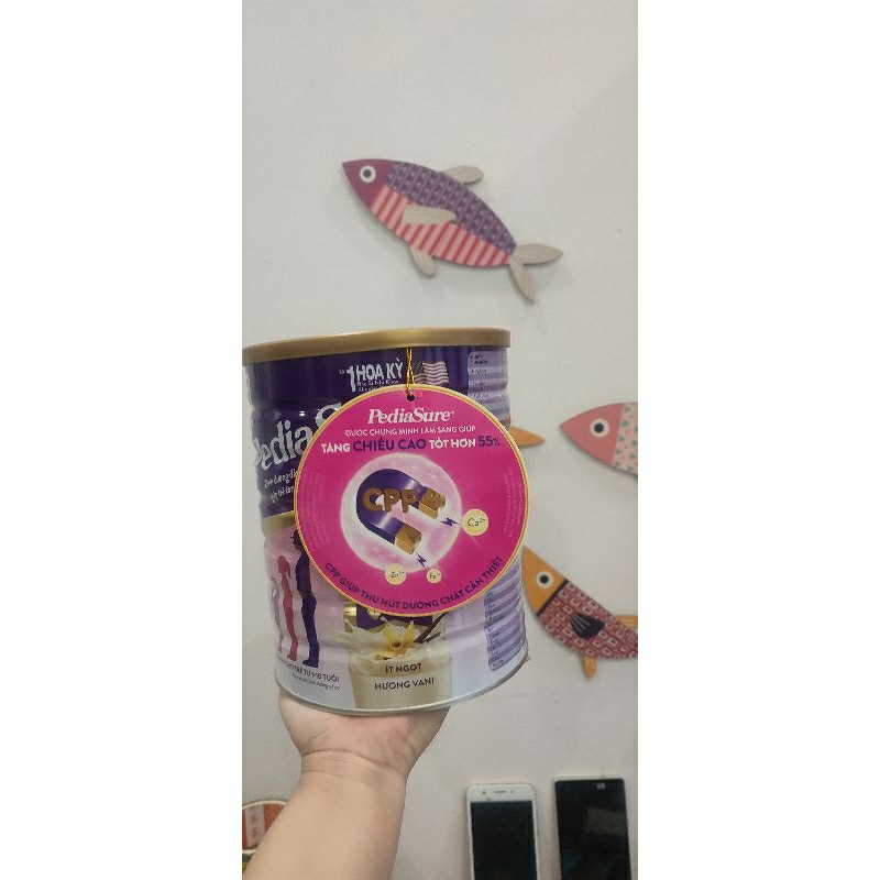 Sữa Pediasure 1.6kg hương vani ít ngọt 2 lon