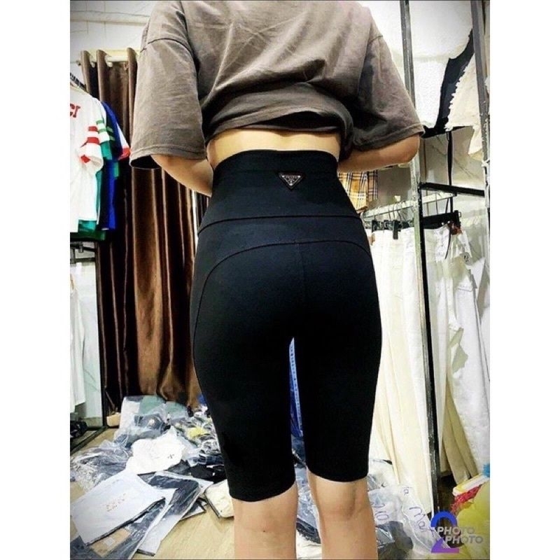 Quần legging nâng mông Lửng và Dài cạp cao có gen bụng VY VY hàng QCCC