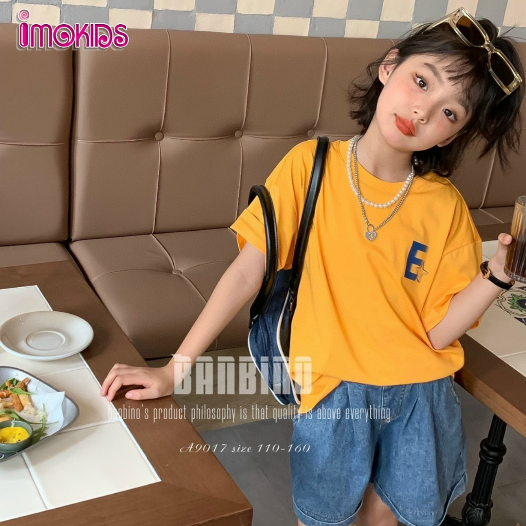 Áo thun bé trai size đại Banbino 18kg-45kg áo cộc tay cho bé cao cấp chất thun cao cấp co giãn thoải mái thời trang qate