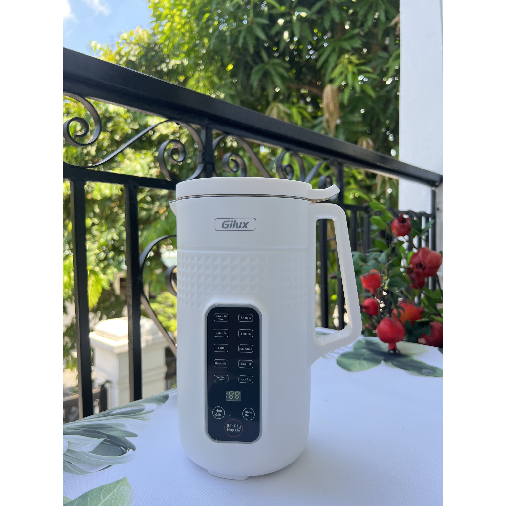 Máy làm sữa hạt mini Gilux GLN79 - Xay nấu đa năng 10 chế độ tự động  - Bảo hành 12 tháng