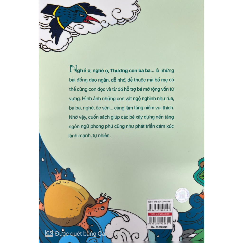 Sách - Đồng Dao Cho Bé: Thiên Nhiên Quanh Em (PN)