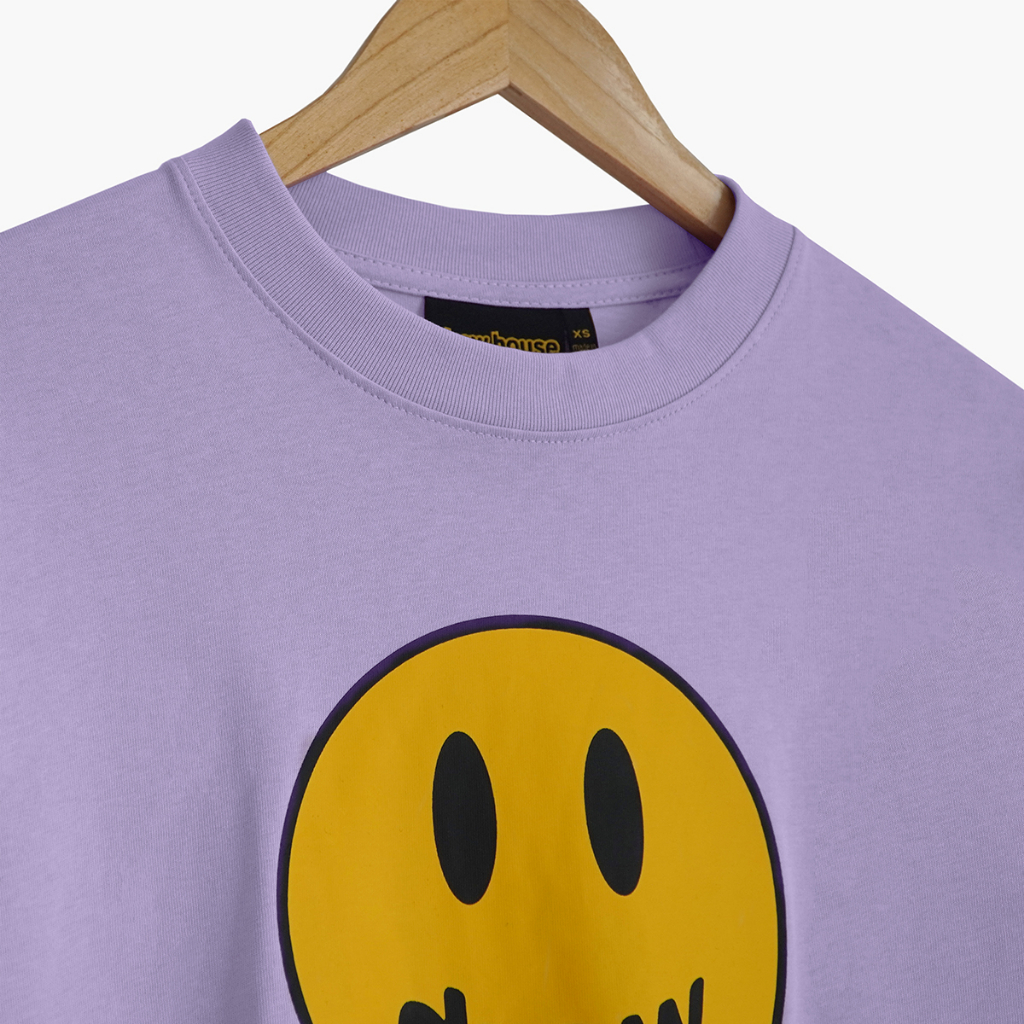 Áo Thun Mặt Cười, Form Oversized Unisex Tay Lỡ Nhiều Màu, Áo Drew House Mascot SS Tee