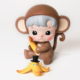 POP MART HACIPUPU-Little Monkey Figurine