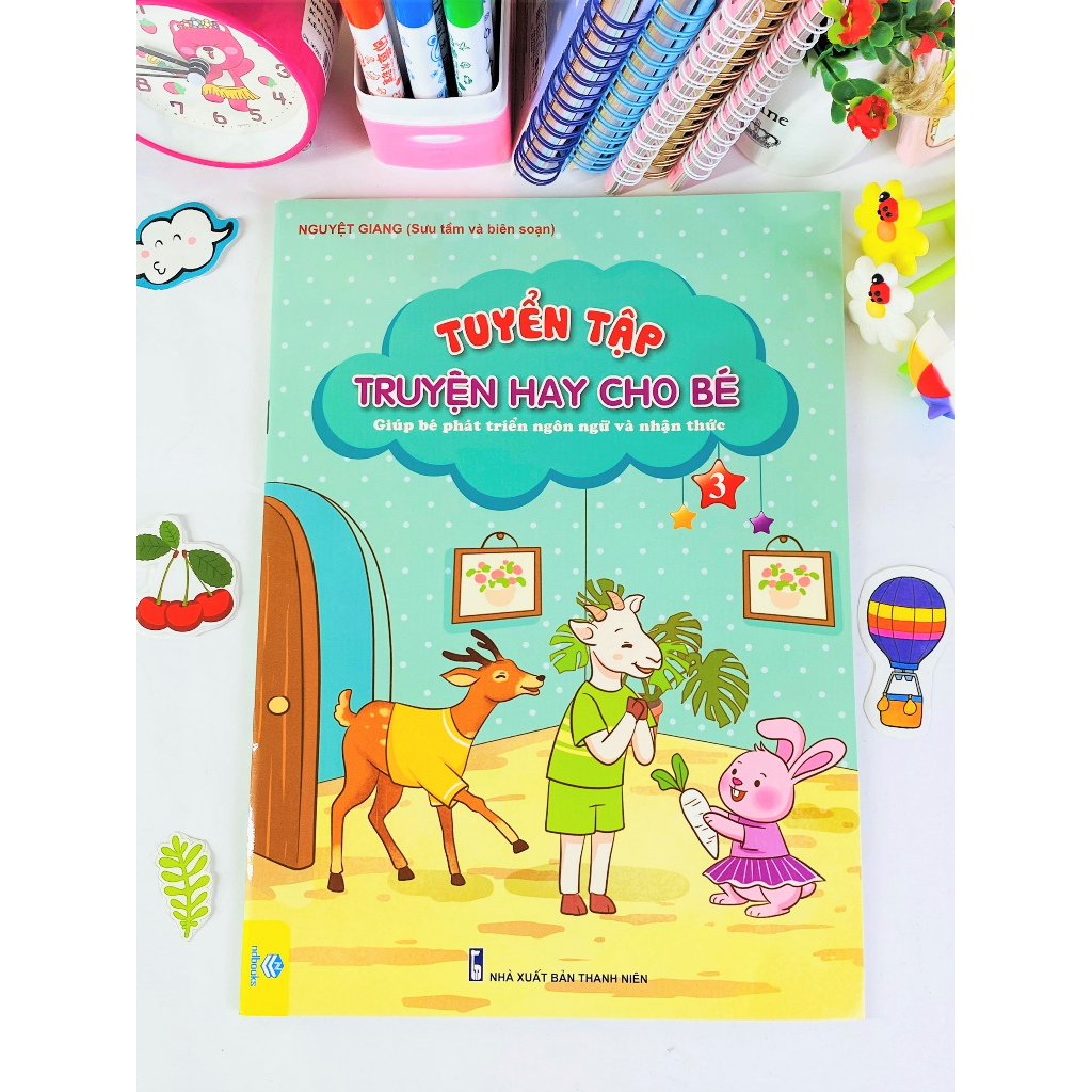 Sách - Combo 3 cuốn Tuyển Tập Truyện Hay Cho Bé - Giúp Bé Phát Triển Ngôn Ngữ Và Nhận Thức - ndbooks
