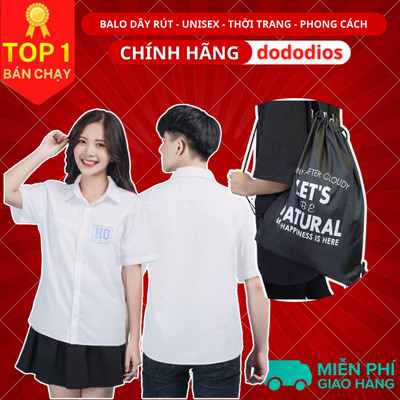 Ba Lô Dây Rút Du Lịch Thể Thao Dã Ngoại - Túi Dây Rút Đựng Giày Dép, Đựng Quần Áo, Đồ Lót Chống Nước, Đựng Bóng