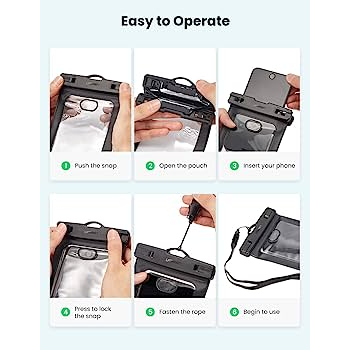 Túi đựng điện thoại chống nước UGREEN 50919 LP186 tiêu chuẩn IPX 8, độ sâu 20m