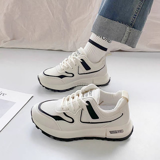 Giày Thể Thao Nữ Phong Cách Trẻ Trung Năng Động Độn Đế 5cm Siêu Êm, Siêu Bền Thiết Kế Lớp Vải Thoáng Khí Chống Trơn t5cm