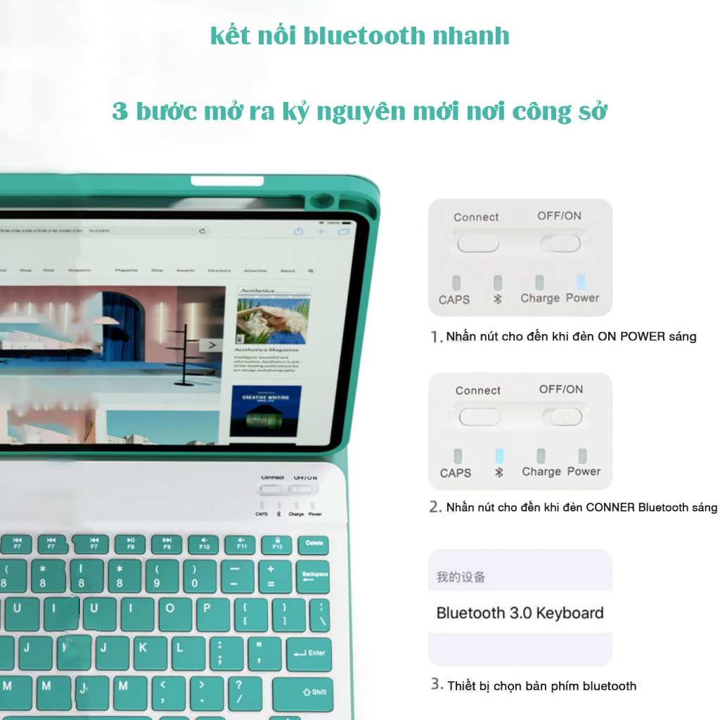 Bàn phím Bluetooth Không dây chuột có sẵn cho diện thoại và Máy tính bảng giải trí và văn phòng sử dụng kép