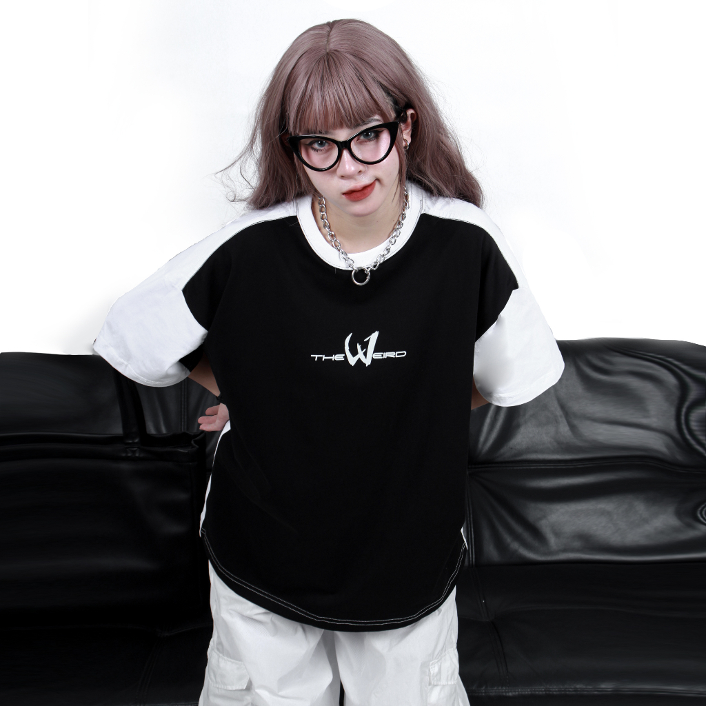 LOCAL BRAND Áo thun The Weird Phong Cách Unisex Form Rộng ATK721