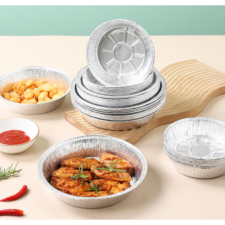 SET 10 Khay giấy bạc lót nồi chiên không dầu 18cm 20cm 23cm - 30040 AMG_Official_Store