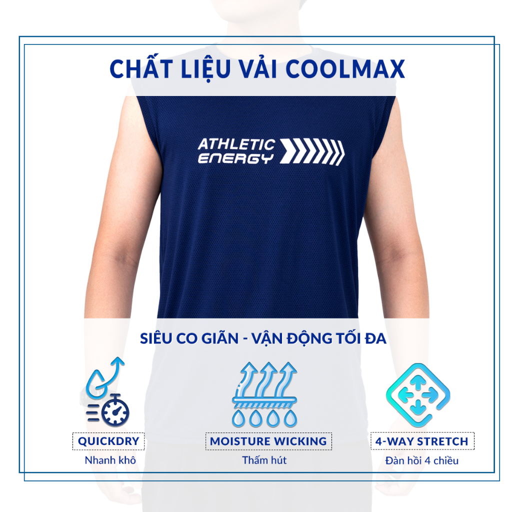 Bộ Thể Thao Nam cao cấp PIGOFASHION cổ tròn tanktop quần áo tập gym Chất Coolmax vận động thoải mái SPMASN02.QCT03