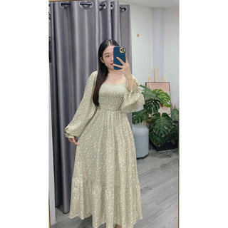 Đầm bánh bèo hoa nhí