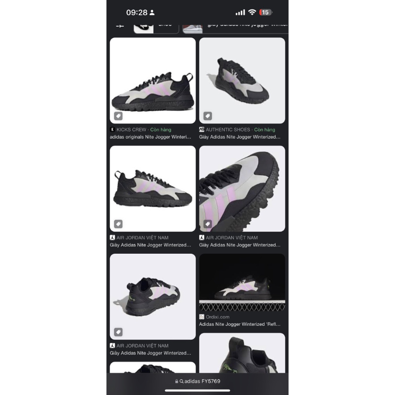 Giày Adidas Nite Jogger Winterized 'Reflective'-38