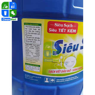 Nước Rửa Chén Lix Siêu Sạch Can 20KG - CLEAN MART