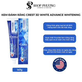 Kem đánh răng crest 3d white đủ loại mỹ