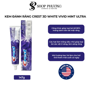 KEM ĐÁNH RĂNG CREST 3D WHITE ĐỦ LOẠI MỸ