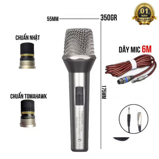 Made in Japan/Micro hát karaoke Tomahawk 2023 siêu bền đẹp, chống hú bắt mic.