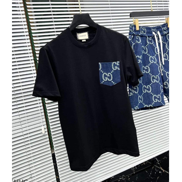 Bộ Quần Áo Thun GC Có Túi Ngắn Tay, Bộ Thể Thao Nam Mùa Hè - AK53