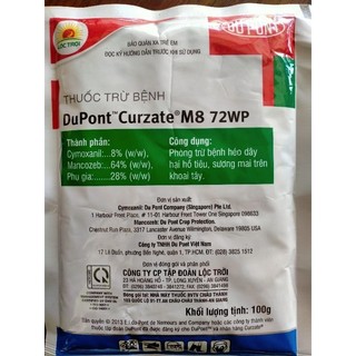 Thuốc trừ bệnh dupont curzate m8 72wp