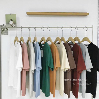 Áo phông cổ tròn basic dáng vừa